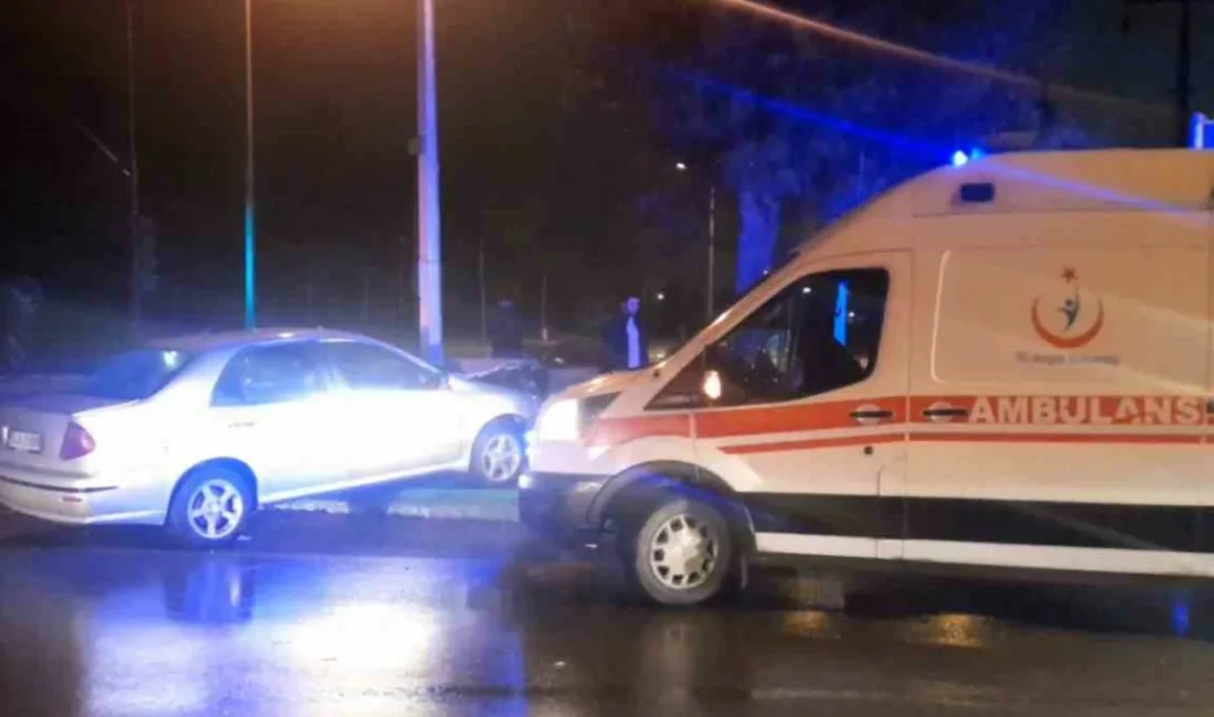 Sakarya’nın Adapazarı ilçesinde iki otomobilin çarpışması sonucu meydana gelen kazada