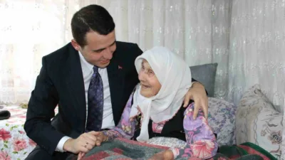 DÜZCE (İHA) – Çilimli Kaymakamı Furkan Alpay, hane ziyaretleri kapsamında