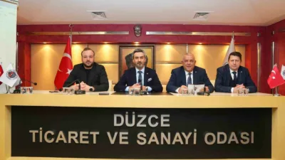 Düzce Ticaret ve Sanayi Odası’nın (DTSO) olağan meclis toplantısında 2025
