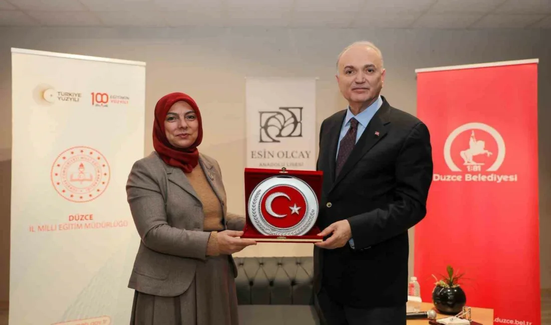 Düzce Belediye Başkanı Dr. Faruk Özlü Esin Olcay Anadolu Lisesi