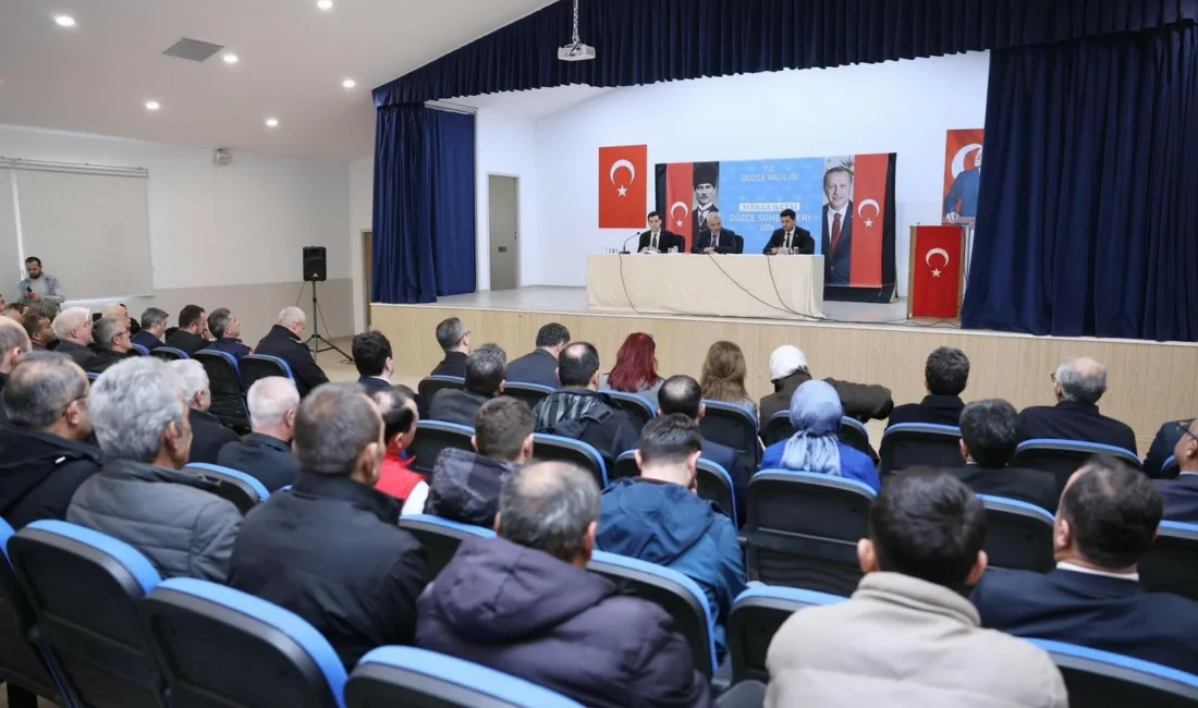 DÜZCE(İHA) – Düzce Valisi Mehmet Makas başkanlığında vatandaşların sorunlarını yerinde