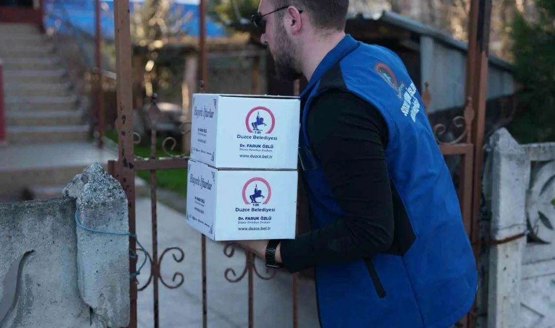 Düzce Belediyesi Ramazan ayının başlaması ile birlikte sıcak yemek servisine