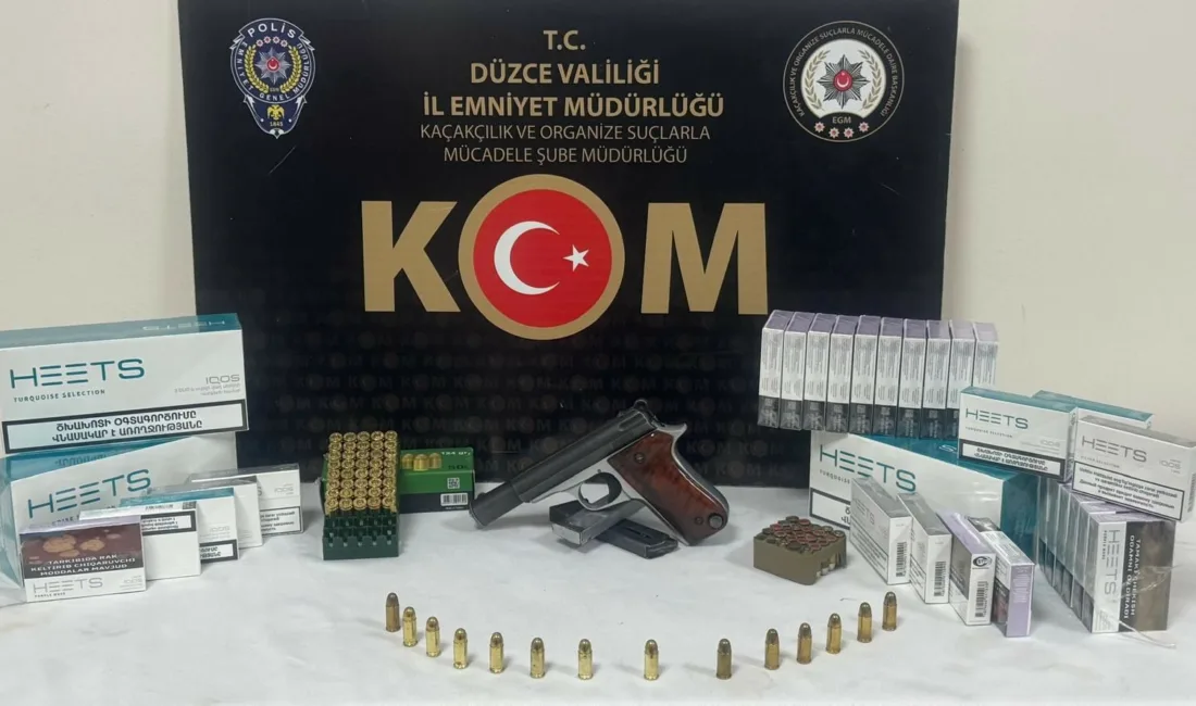 DÜZCE(İHA) – Düzce’de polis ve jandarma ekipleri tarafından son bir