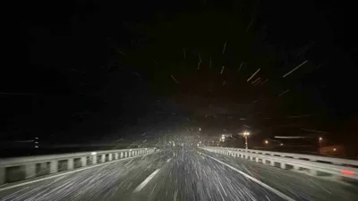 Düzce’de sabah saatlerinde etkili olan yağmur, akşam saatlerinde yerini kar