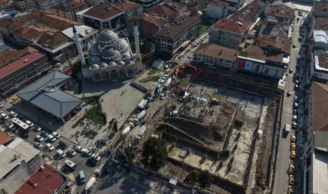 Düzce Belediyesi tarafından yapılacak olan Cedidiye Kent meydanının 2. Etap