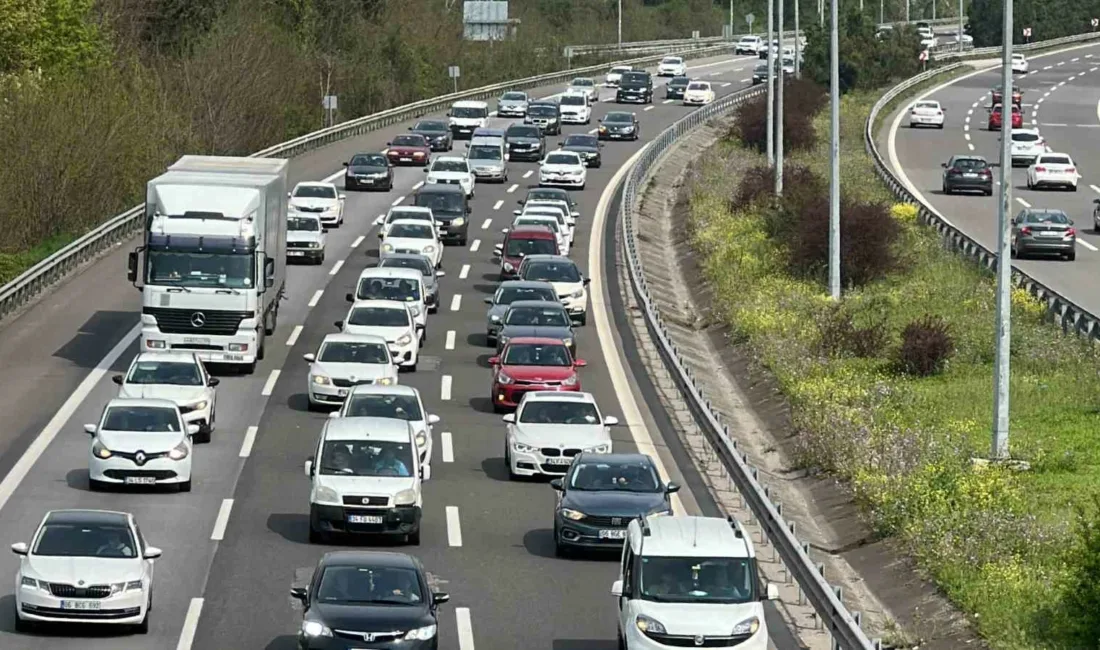 Düzce’de trafiğe kayıtlı araç sayısı Ocak 2026 sonu itibarıyla 162