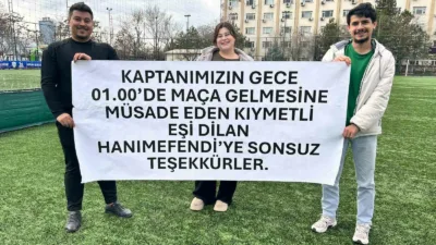 Ankara’da evlendikten sonra halı saha maçlarına gidebilmek için eşinden her