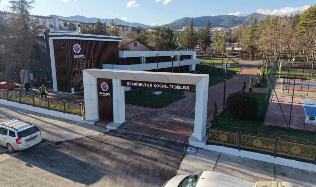 Karabük’te belediye tarafından yapımı tamamlanan 5000 Evler Sosyal Tesisleri, Ramazan
