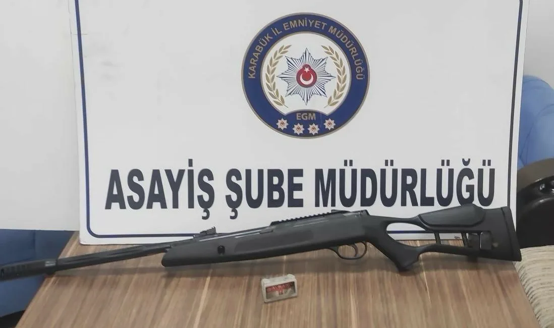 Karabük’te polis ekiplerince son bir ayda gerçekleştirilen asayiş uygulamalarında çeşitli