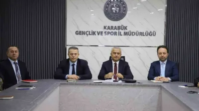 Karabük’te yurtlar, spor okulları ve ulusal organizasyonlar masaya yatırıldı. Karabük