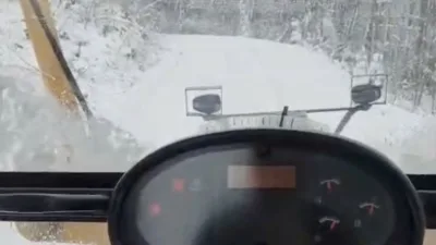 Kastamonu’da etkili olan kar yağışı sebebiyle 243 köy yolu ulaşıma