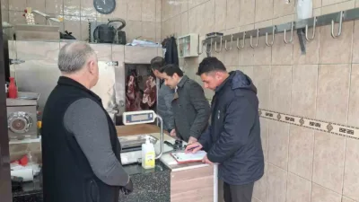 Taşköprü Belediyesi tarafından Ramazan ayı öncesinde kasap, et şarküterileri ve