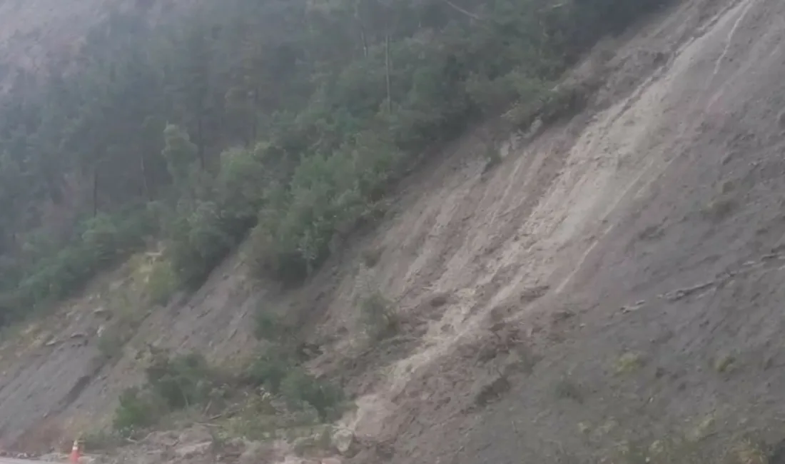 Kastamonu’nun Çatalzeytin ile Doğanyurt ilçelerinde yağışların ardından heyelanlar meydana geldi.