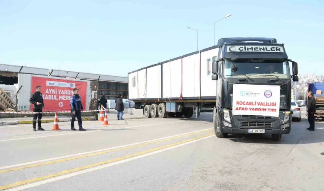 Kahramanmaraş merkezli 6 Şubat depremlerinin 3. yıl dönümünde, Kocaeli Büyükşehir