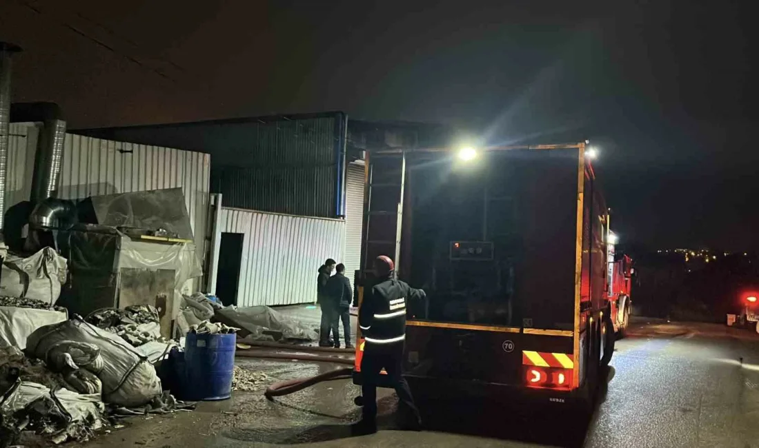 Kocaeli’nin Çayırova ilçesinde bir metal işleme firmasına ait iş yerinde