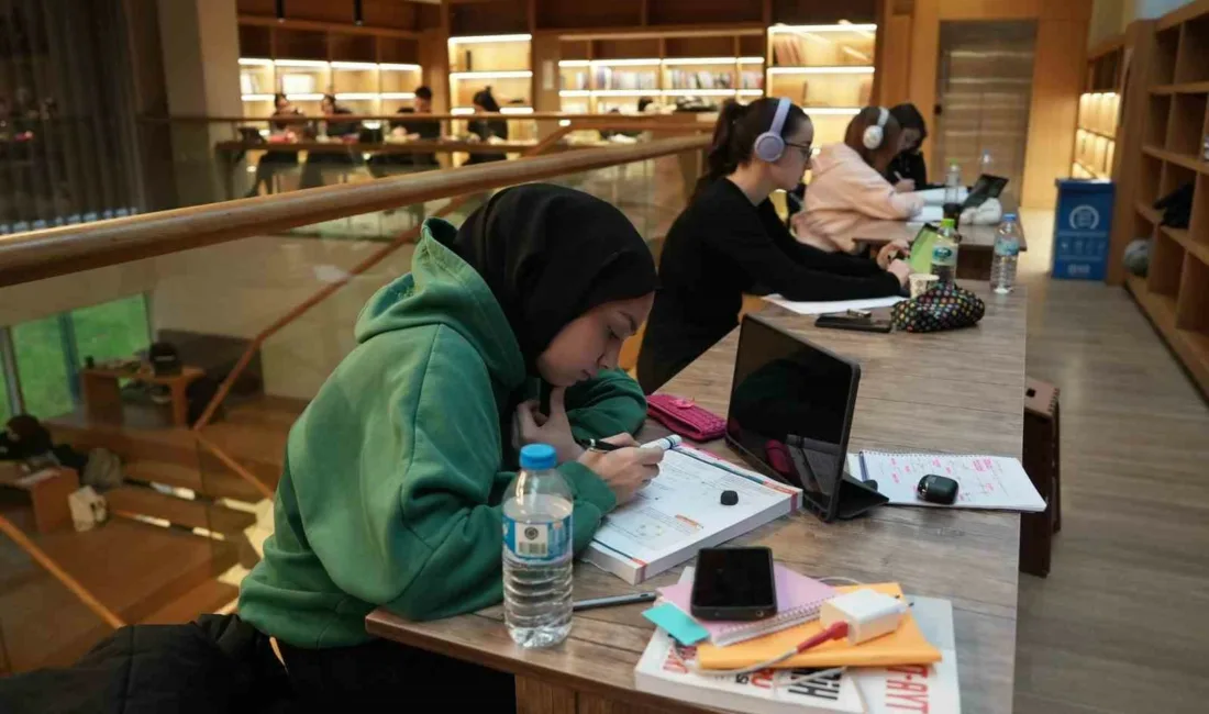 Düzce Belediyesi bünyesinde hizmet veren kütüphaneler, Ramazan ayında öğrenciler için