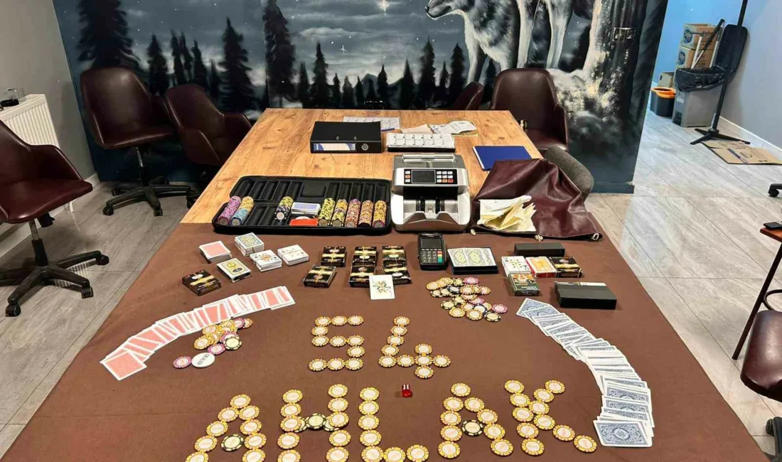Sakarya’da sosyal medya üzerinden “VIP Poker Davetiyesi” göndererek gizli yerlerde