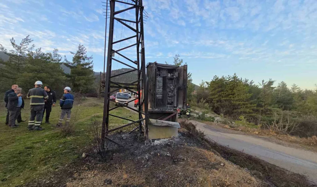 Karabük’te patlayan elektrik trafosunda çıkan yangın itfaiye ekiplerince söndürüldü. Olay,