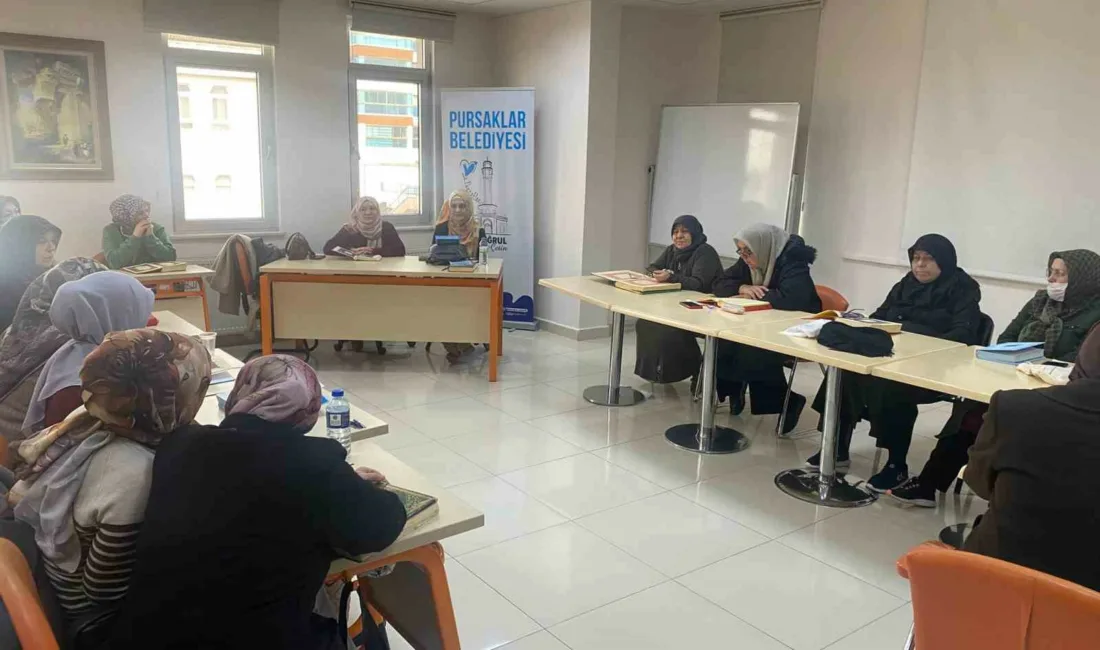Pursaklar Belediyesi bünyesinde hizmet veren Hanımevlerinde mukabele programları başladı. Pursaklar