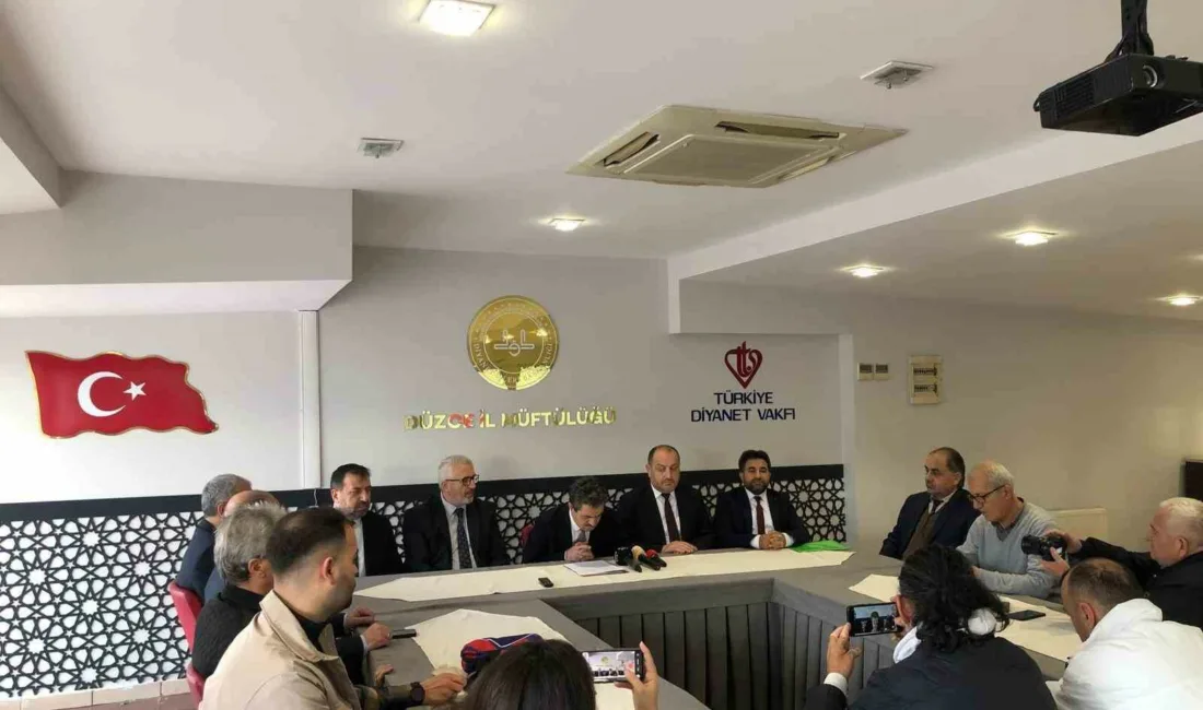 DÜZCE (İHA) – Düzce Müftüsü Osman Aydın, Ramazan ayı boyunca