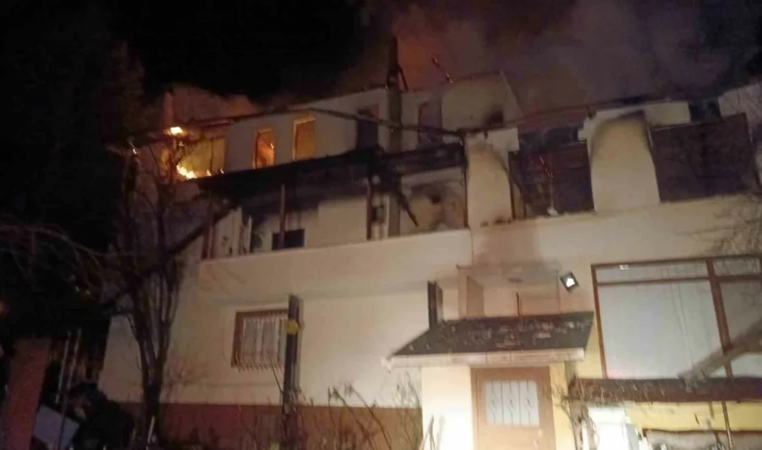 Karabük’ün Safranbolu ilçesine bağlı Sarıahmetli köyünde 3 katlı bir evde