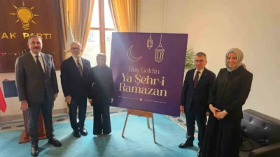 TBMM AK Parti Grubu’nun bulunduğu koridor “Ramazan ayı” nedeniyle ay