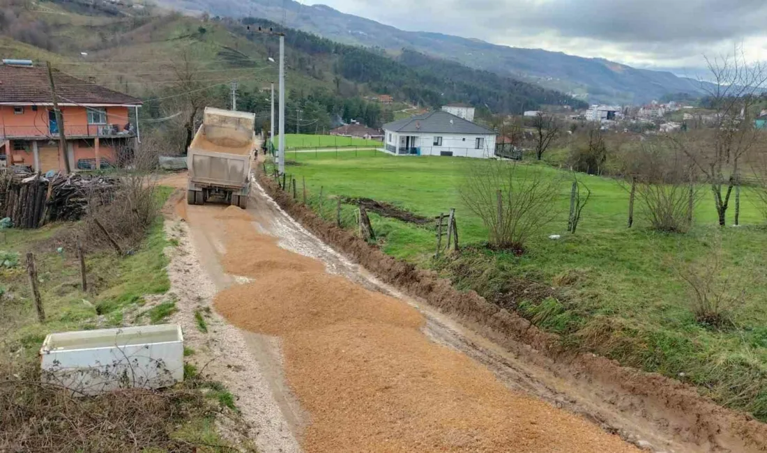 DÜZCE (İHA) – Yığılca İlçe Özel İdaresi ekiplerince Hebeler Köyü’nde