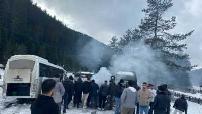 Kastamonu’da bulunan İhlas Vakfı Sıla Erkek Öğrenci Yurdunda kalan öğrenciler,