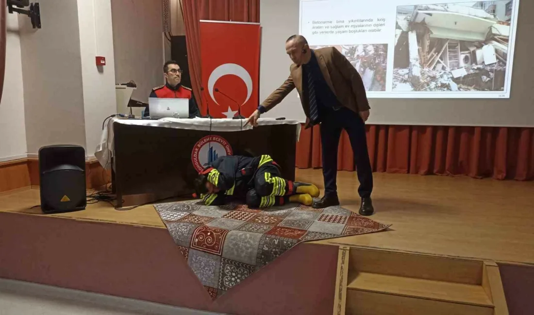 Alaplı Belediyesi İtfaiye Müdürlüğü tarafından, 1-7 Mart Deprem Haftası kapsamında