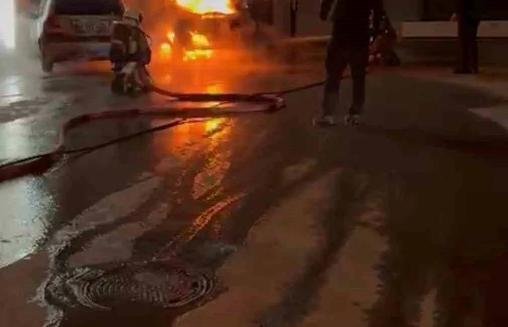 Ankara’nın Çankaya ilçesinde, şarj olduğu sırada alev aldığı iddia edilen