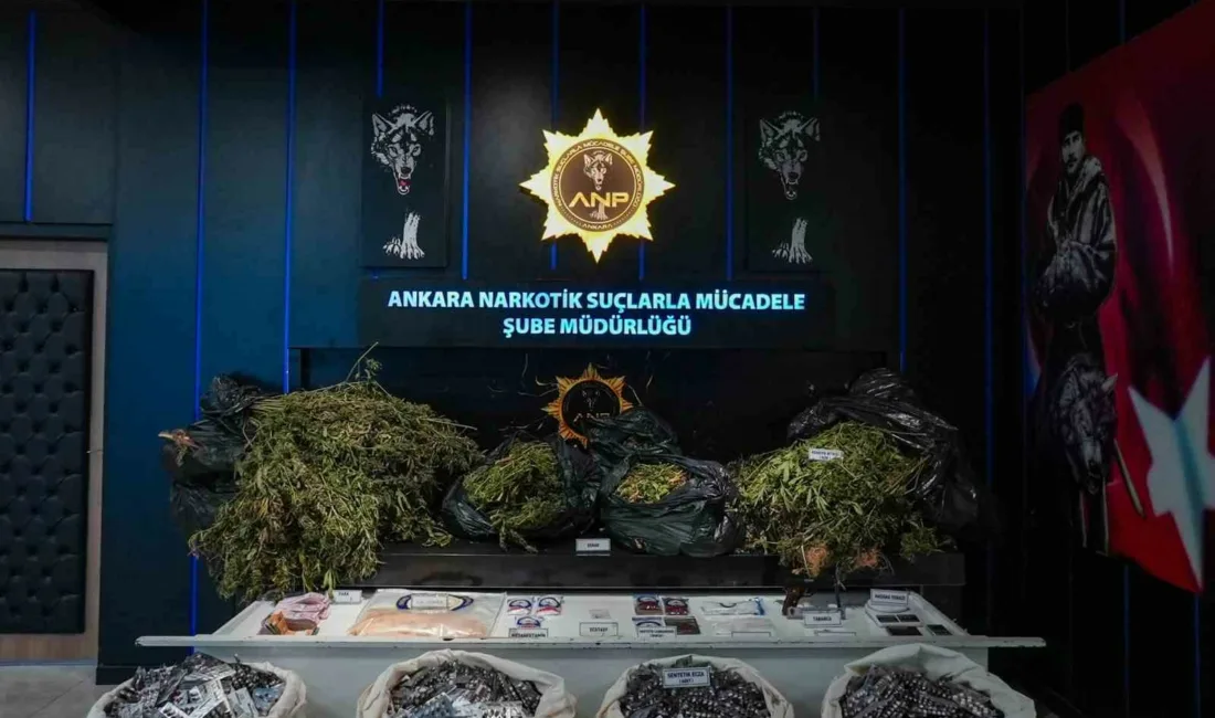 Ankara’da gerçekleştirilen operasyonlarda uyuşturucu madde temin eden ve ticaretini yapan