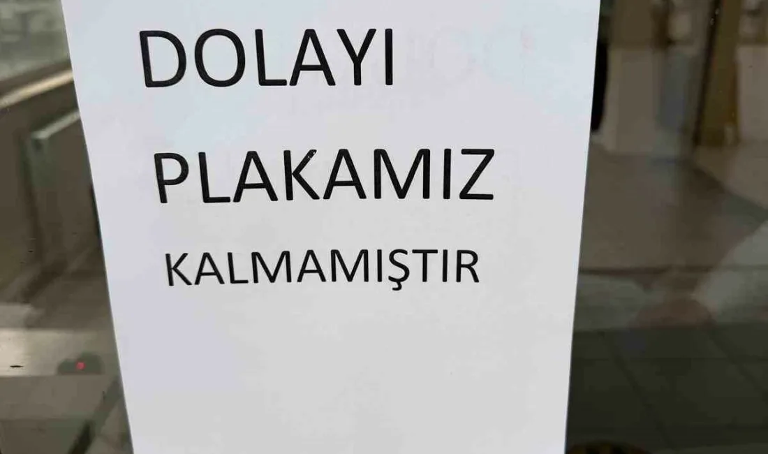 Zonguldak Şeförler Odasında yaşanan yoğunluk nedeniyle plakalar tükendi. İçişleri Bakanlığı