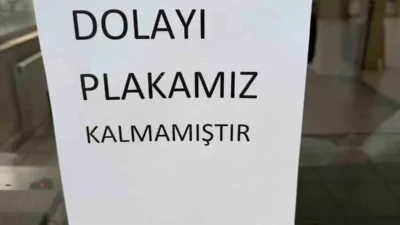 Zonguldak Şeförler Odasında yaşanan yoğunluk nedeniyle plakalar tükendi. İçişleri Bakanlığı