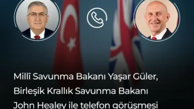 Milli Savunma Bakanı Yaşar Güler, Birleşik Krallık Savunma Bakanı John