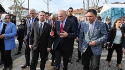 Adalet Bakanı Akın Gürlek, yurt ziyaretleri kapsamında üçüncü durağı Düzce’de