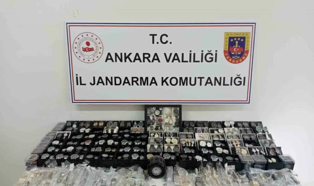 Ankara’da kaçakçılığa karşı düzenlenen operasyonlarda kaçak tütün, sigara, gıda malzemeleri