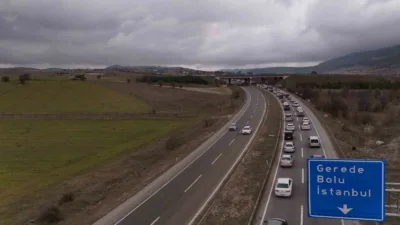 İstanbul’u Karadeniz’e bağlayan Karabük’ün Kemikli rampalarında, Ramazan Bayramı tatilinin son