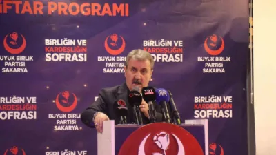 Büyük Birlik Partisi (BBP) Genel Başkanı Mustafa Destici, İsrail Başbakanı
