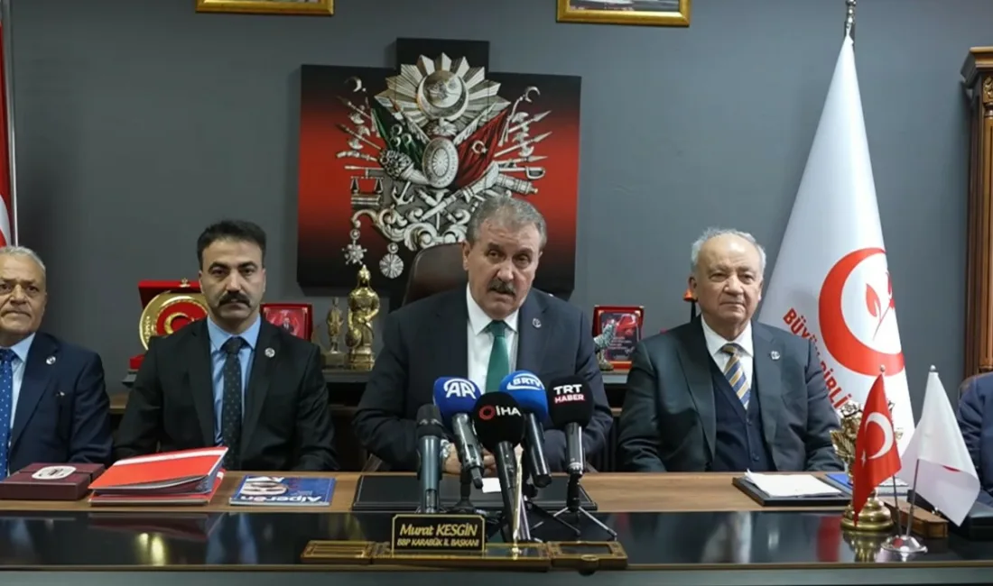 Büyük Birlik Partisi Genel Başkanı Mustafa Destici, Donald Trump ve