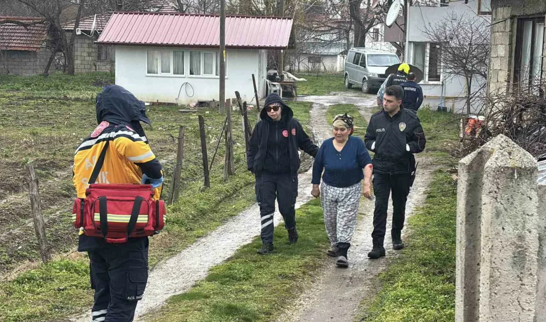 Bolu’da tek katlı müstakil evde çıkan baca yangınına kendi imkanlarıyla