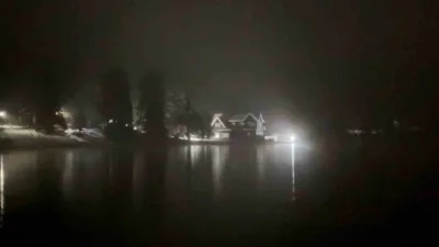 Bolu’da her bayram binlerce ziyaretçi ağırlayan Gölcük Tabiat Parkı’nda kar