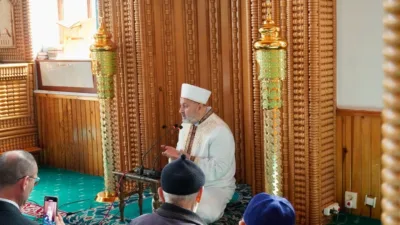 Zonguldak’ın Çaycuma ilçesinde bulunan Merkez Yeni Camii’nde 18 Mart Şehitleri