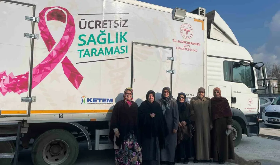 DÜZCE(İHA) – Düzce Sağlık Müdürlüğüne bağlı mobil kanser tarama tırı