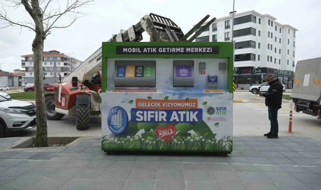 Çorum Belediyesi, çevreye katkı sağlamak amacıyla yaptığı çalışmalarla “İl Sıfır