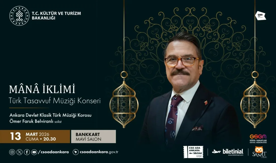 Cumhurbaşkanlığı Senfoni Orkestrası (CSO) Ada Ankara, 13 Mart akşamı kapılarını