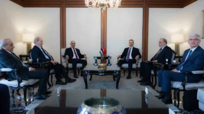 Dışişleri Bakanı Hakan Fidan, Filistin Devlet Başkan Yardımcısı Hüseyin Şeyh