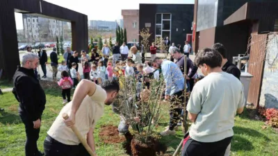 DÜZCE(İHA) – Düzce Üniversitesi Süs ve Tıbbi Bitkiler Botanik Bahçesi