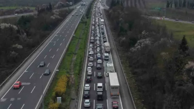 Ramazan Bayramı tatilinin sona ermesiyle birlikte Anadolu Otoyolu’nun Düzce geçişinde