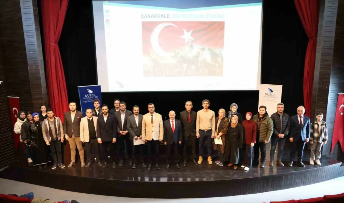 Düzce Üniversitesi Fen Edebiyat Fakültesi Tarih Bölümü tarafından Çanakkale Zaferinin