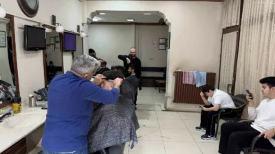Ramazan Bayramı öncesi Düzce’de ki kuaför ve berberlerde bayram arifesinde